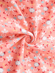 2 Pack Boho Sleepwear Set Women's Plus Floral & Fruit Print Shorts