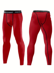Men's Compression Pants Lightweight & Quick Dry for Sports Exercise Fitness