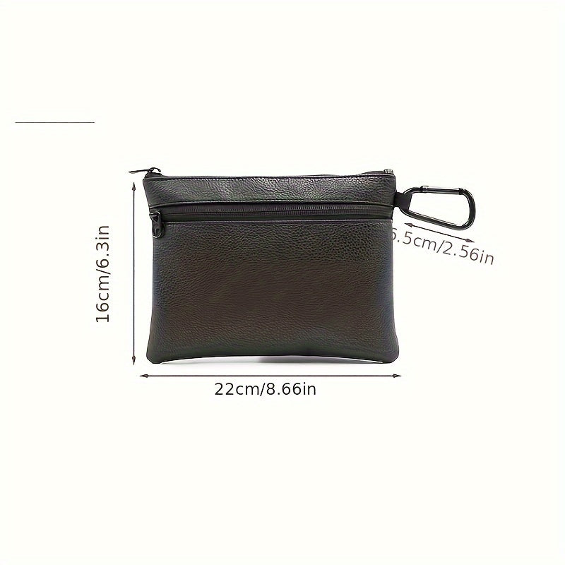Portable Golf Ball Waist Bag with Zipper