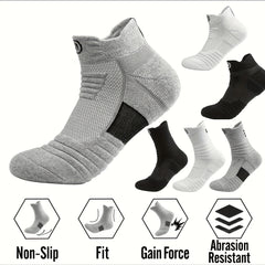 3 Pairs Cotton Anti slip Low cut Socks for Sports