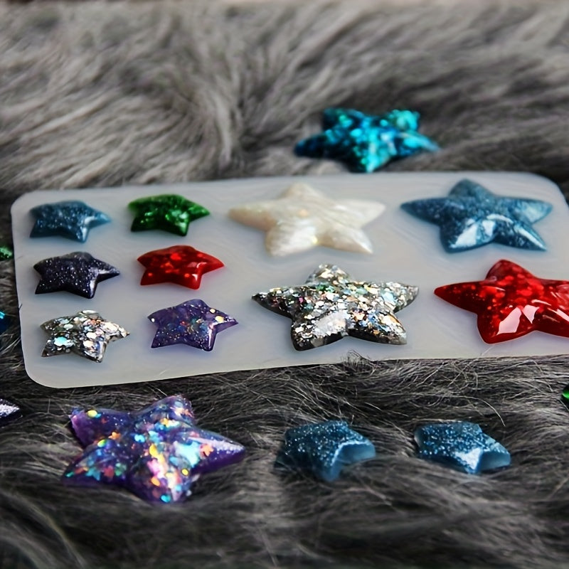 3D Starfish Pentagram Silicone Mold for Resin Casting