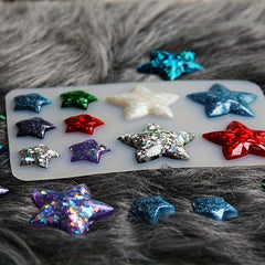 3D Starfish Pentagram Silicone Mold for Resin Casting