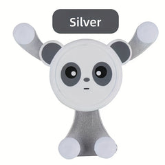Panda Car Phone Holder Air Outlet Navigation Buckle Type