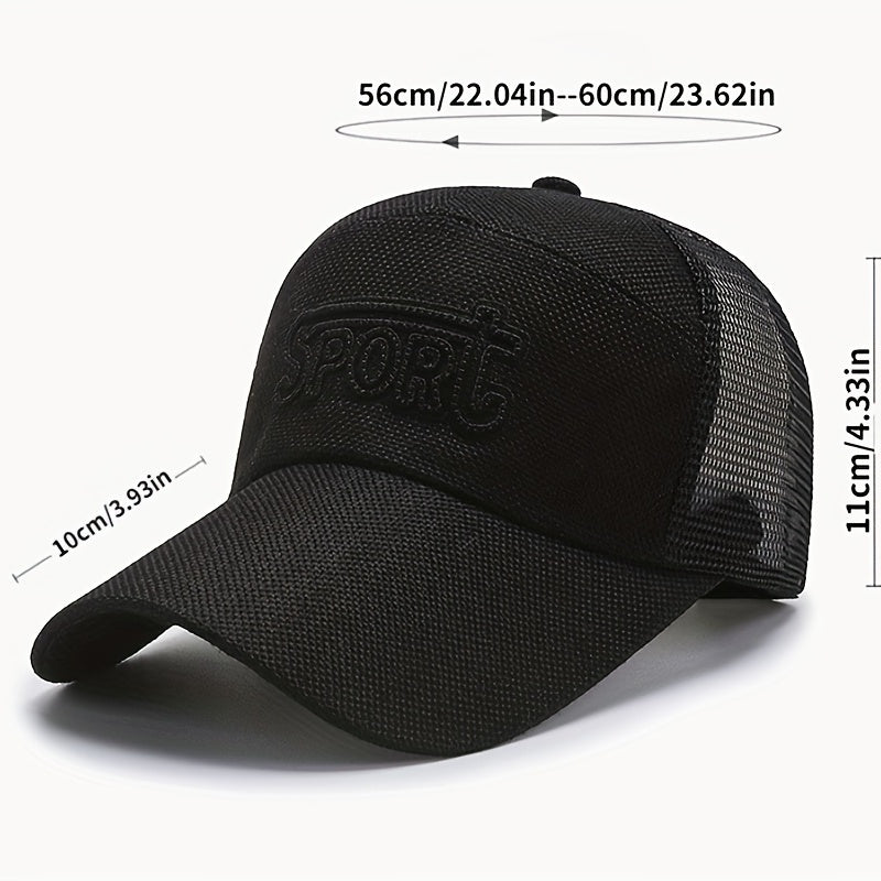Men's Outdoor Sunshade Baseball Cap Embroidered Sun Hat