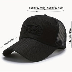 Men's Outdoor Sunshade Baseball Cap Embroidered Sun Hat