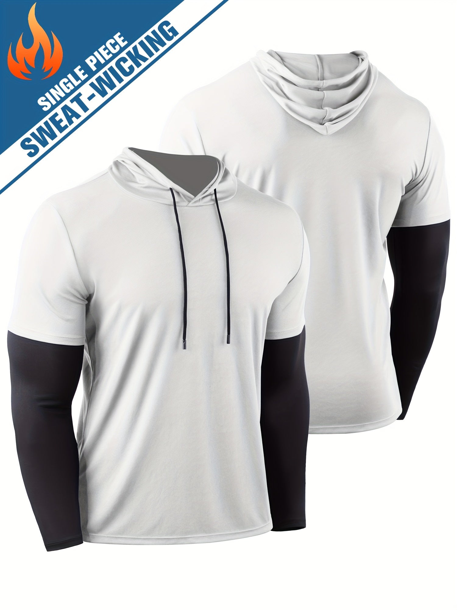 Men's Training Hoodie for Gym Fitness and Running
