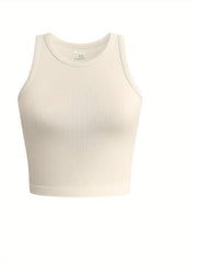 Slim Crop Top Sleeveless Tank Top for Summer