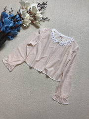 Girl s Sunscreen Shawl Ruffle Long Sleeve UV Protection Cardigan