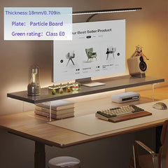 Desktop Raised Storage Rack Acrylic Bracket Monitor Heightening Desktop Storage