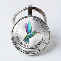 Blue Bird Keychain for Boys Bag Wallet