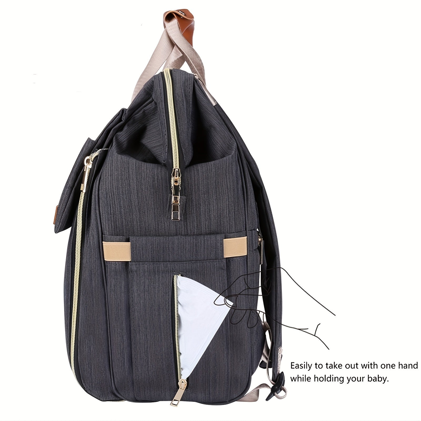 Mother & Baby Backpack with Diaper Changing Pad