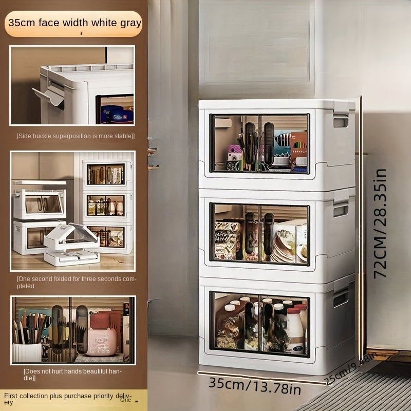 Clothes Storage Box Stacked Bedroom Organizer