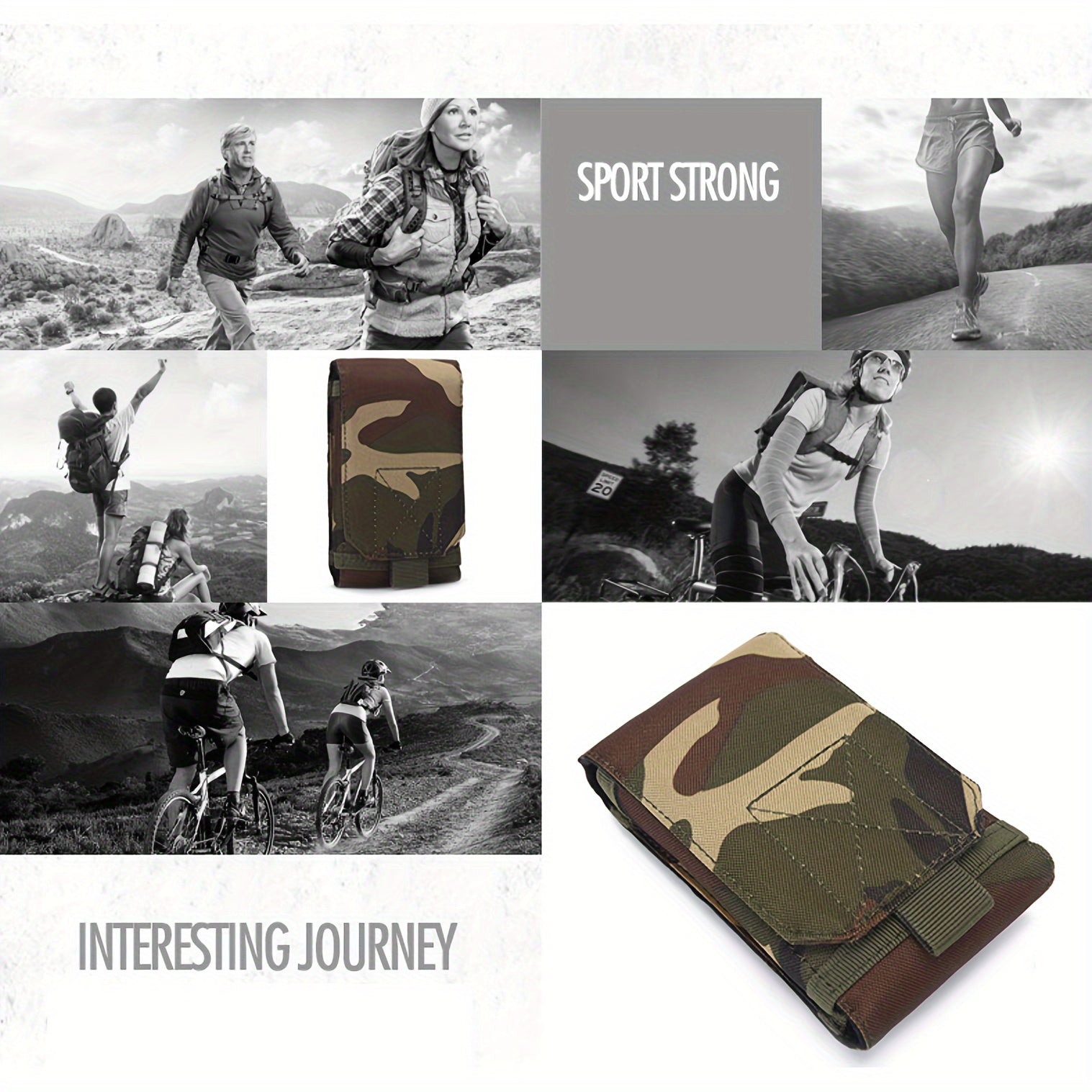 Camouflage Waist Bag for Outdoor Activities