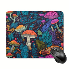 Flower With Butterfly Mouse Pad Non Slip Rubber Mouse Mat
