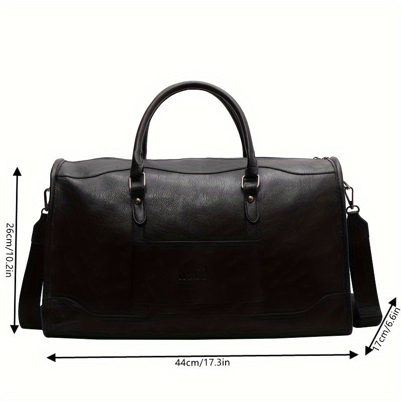 Retro Lightweight Travel Zipper Bag Large Capacity Fitness Tote Bag