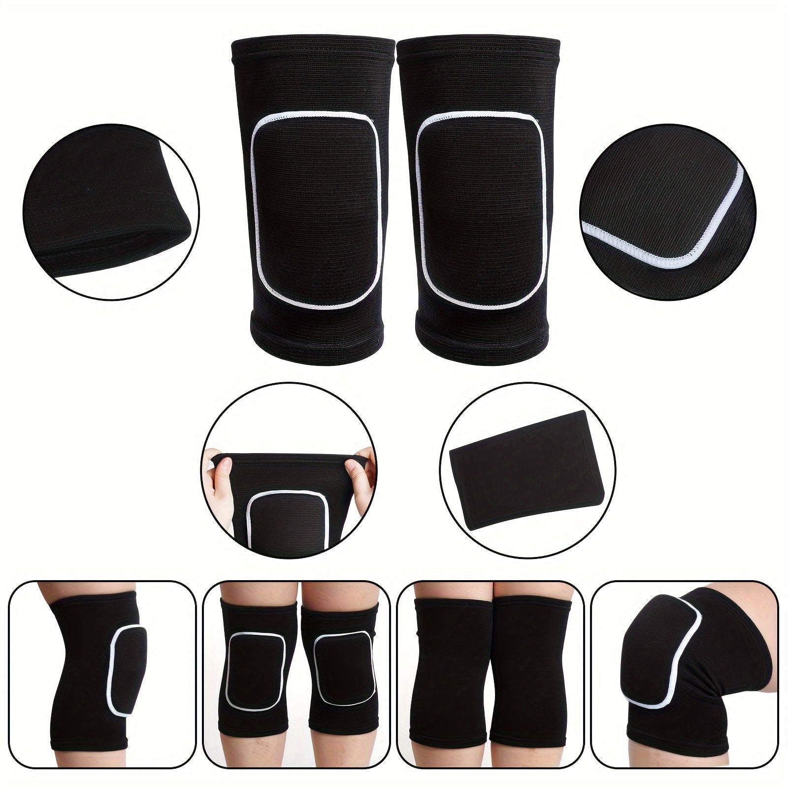 Women's Volleyball Knee Pads & Arm Sleeves Set - Protective Gear for Girls