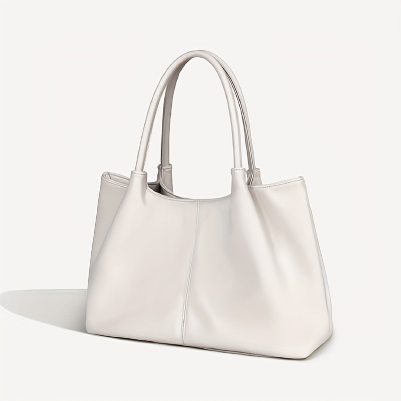 Minimalist Solid Tote Bag All Match Storage Hanmdbag Women's Handbag