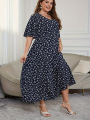 Floral Print Maxi Dress
