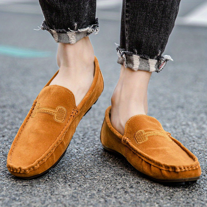 Men's Casual Loafer Shoes Slip On Sneakers Flat Shoes