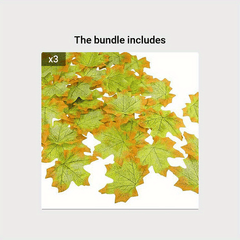 Artificial Maple Leaves Thanksgiving Leaf Wedding Party Table Decor