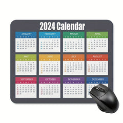 2022 Mouse Pad Calendar Non-Slip Rubber Base Waterproof