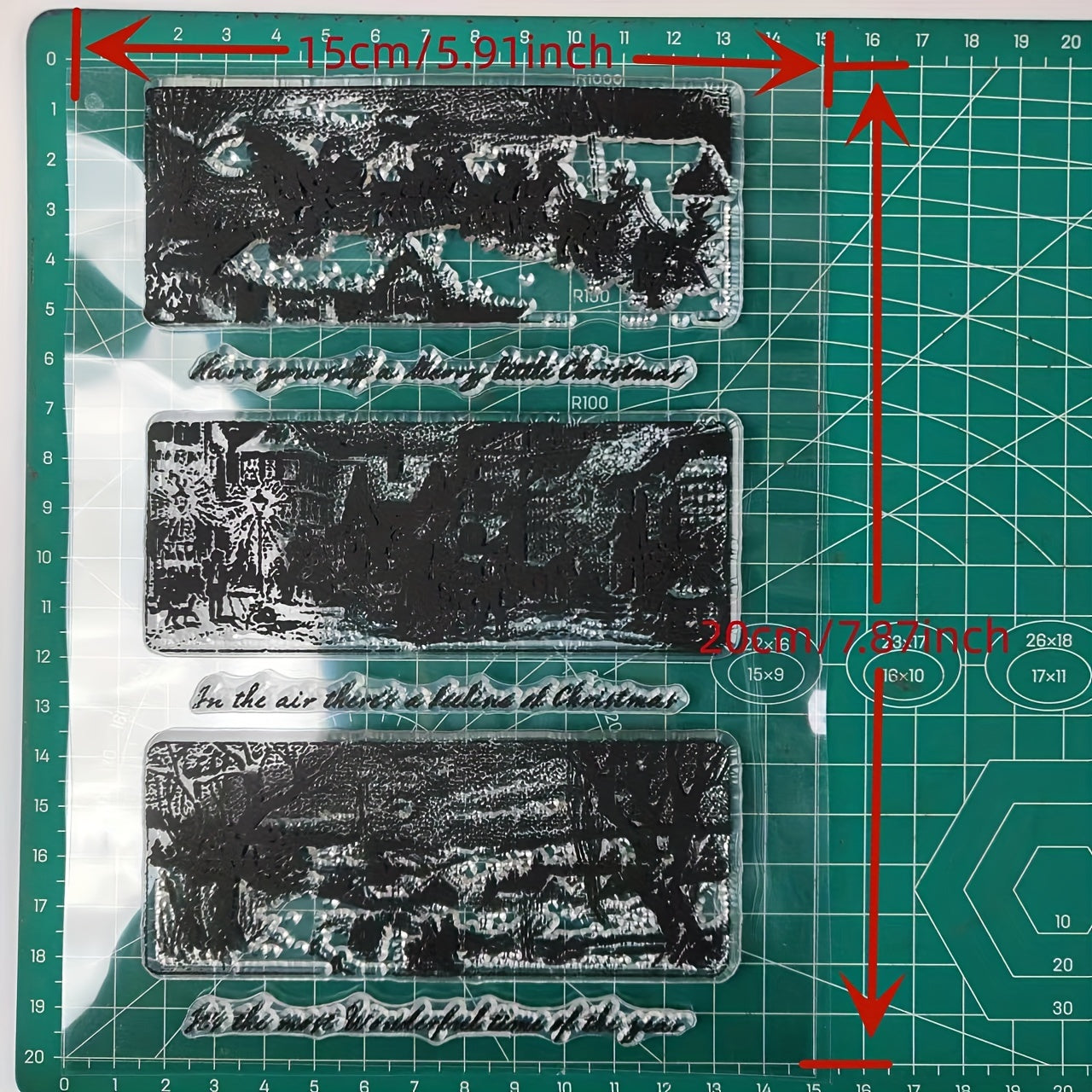 1pc Christ Clear Stamps For Scrapbooking Embossing DIY Template Greeting Card