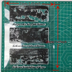 1pc Christ Clear Stamps For Scrapbooking Embossing DIY Template Greeting Card