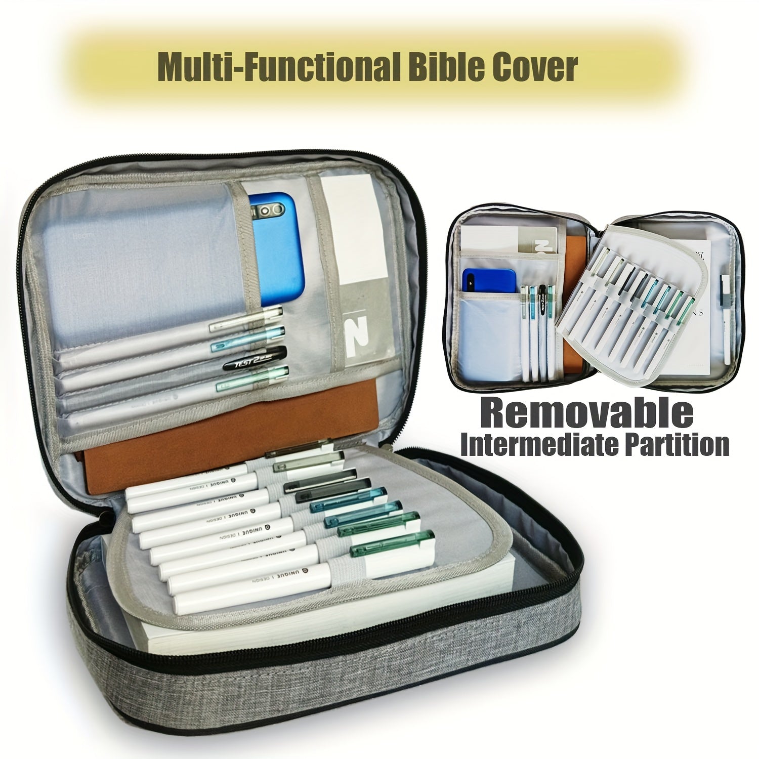 Protective Bag for Women with Handle Study Case