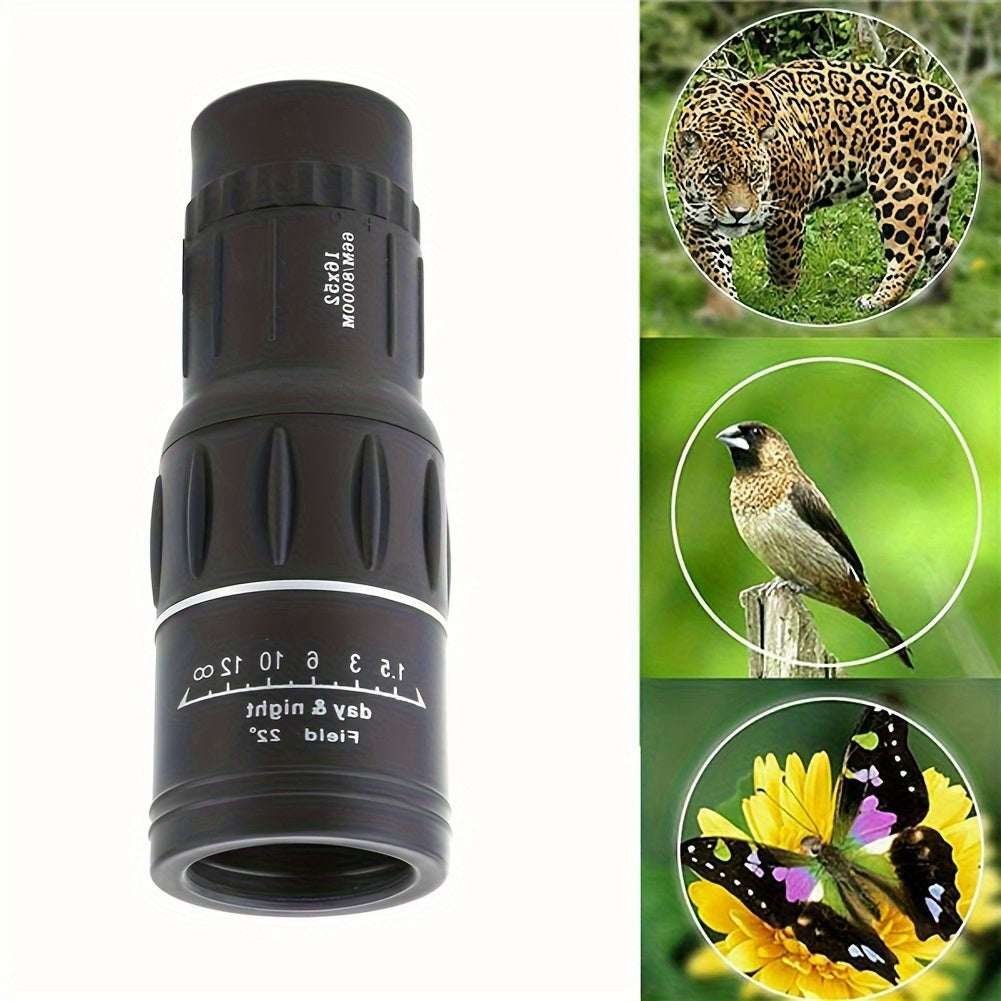 16x52 Monocular Telescope Coated Powerful For Outdoor Bird Watching