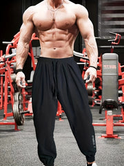 Men's Loose Sweatpants With Pockets Active Comfy Trousers