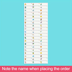 Custom Waterproof Name Sticker 3.4x1 Personalized Label for School Stationery