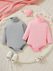 Unisex Turtleneck Long Sleeve Romper