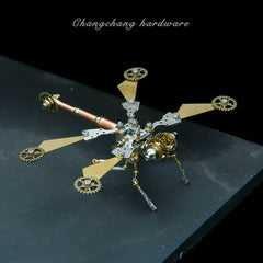 Metal DIY Gear Dragonfly Puzzle Toy Steampunk Craft