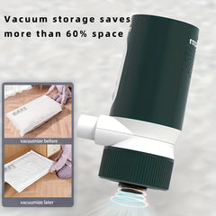 Portable Wireless Air Pump for Vacuum Storage Bags