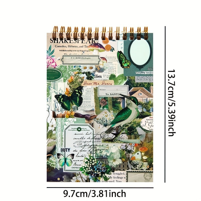 50 Vintage Washi Stickers Retro Life Scrapbooking Supplies DIY Stickers