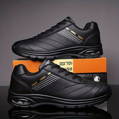 Men's Air Cushion Lace-up Sneakers for Comfortable Walking