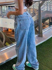 Women's Wide Leg Daily Street Jeans