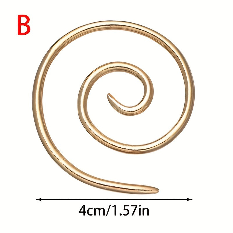 Spiral Cable Knitting Needle Bent Tapestry Needles Circle Spi