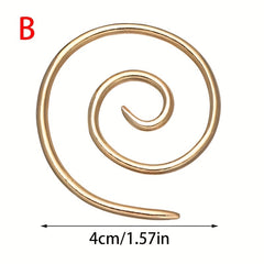Spiral Cable Knitting Needle Bent Tapestry Needles Circle Spi