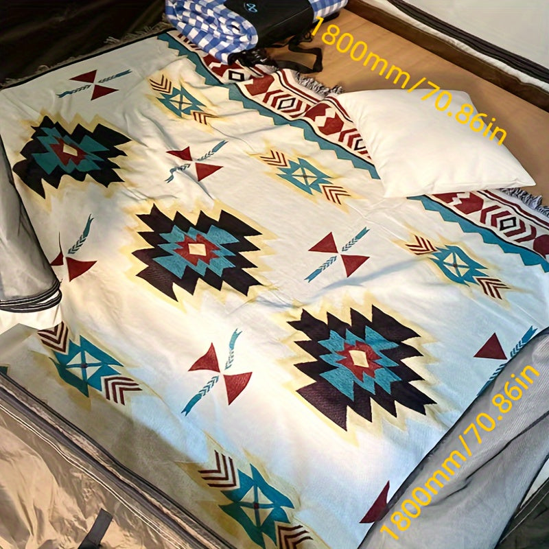 Retro Ethnic Style Picnic Mat for Outdoor Camping