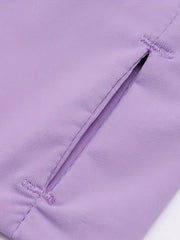 Zip Up Hooded Windproof Jacket Casual Workout Solid Long Sleeve Outerwear