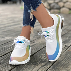 Women's Mesh Sports Shoes Breathable Lightweight Running Shoes