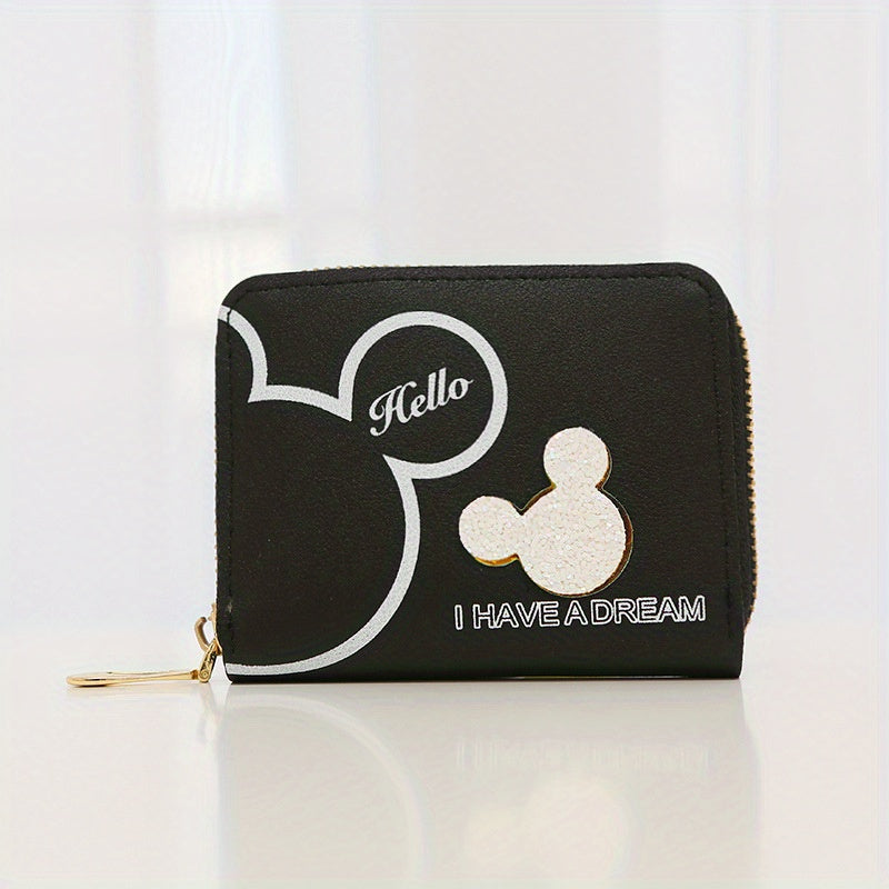 Children's Cartoon Zipper Coin Purse & Card Holder