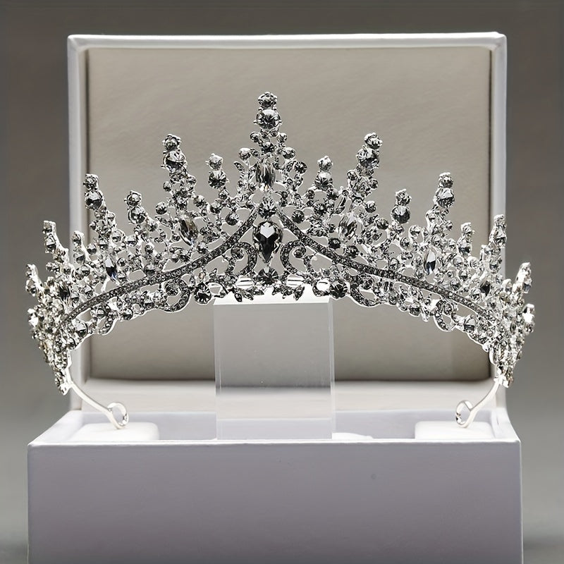 Baroque Classic Crystal Headband Crown Bridal Wedding Accessories