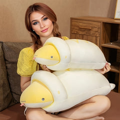 Giant Snake Plush Toy Ivory Shedding Snake Stuffed Animal
