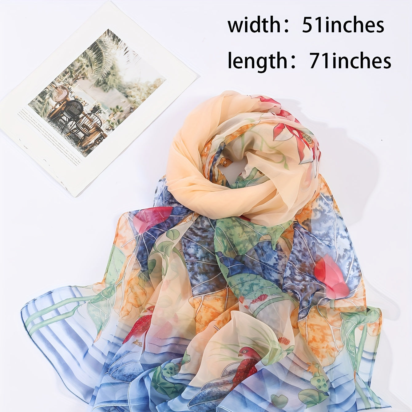 Breathable Polyester Scarf for Women