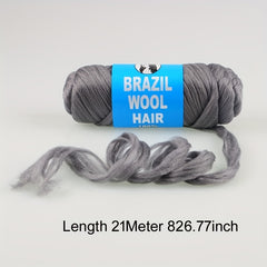 70g Brazilian Wool Hair For Braiding Desire For Hair Yarn African Wig Hair Braid