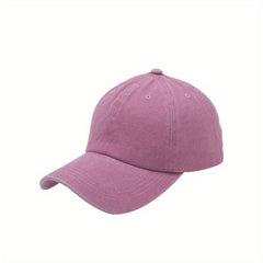 Kids Washed Sports Baseball Cap Sun Visor Hat Ages 3-8