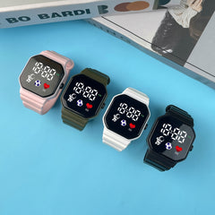 4pcs Astronaut Football LED Electronic Watch Set