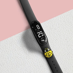 Boys Beetle Decor LED Screen Electronic Watch